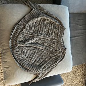 Cable Knit Batwing Sweater